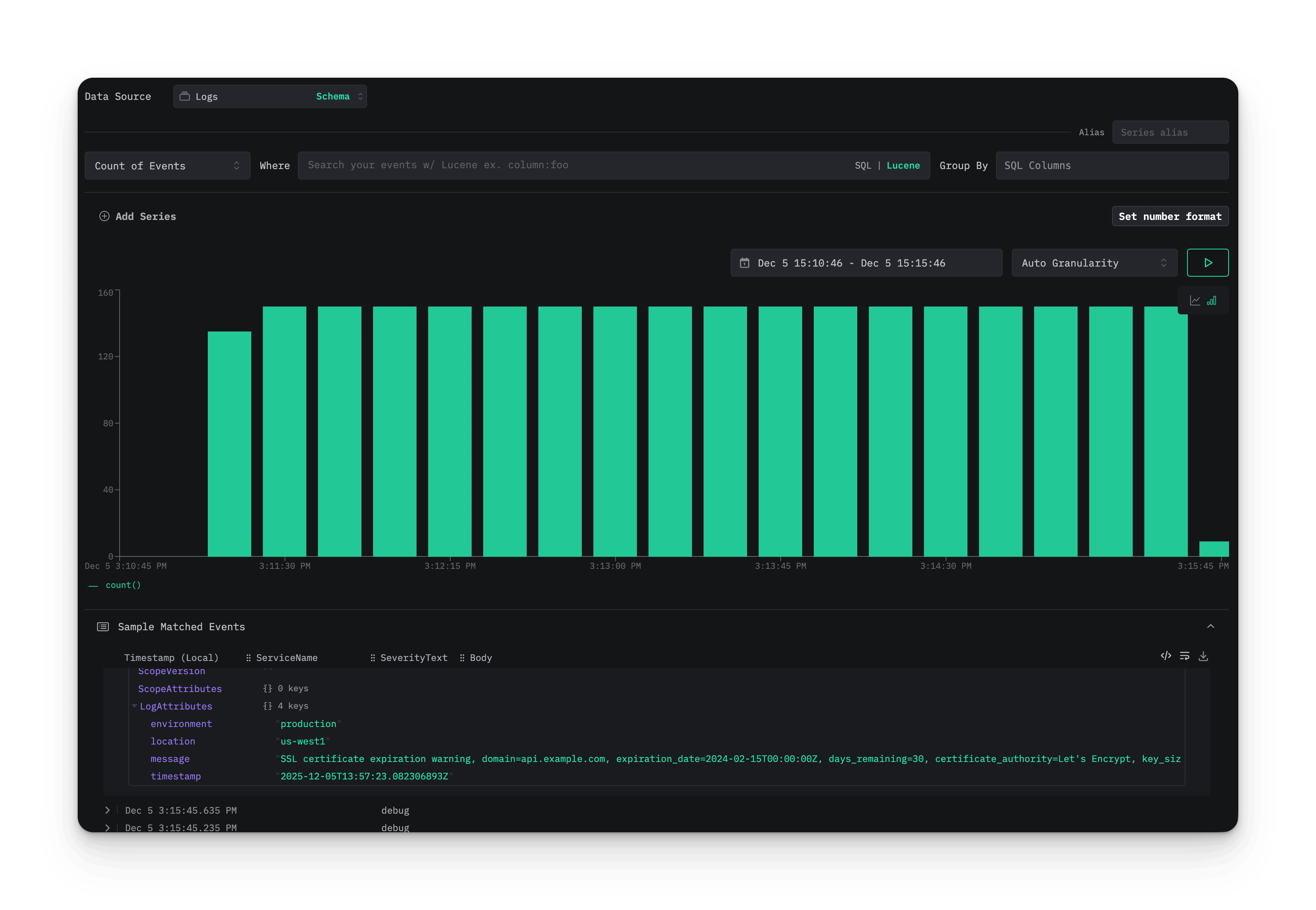 Telemetry Signals in ClickStack via Bindplane